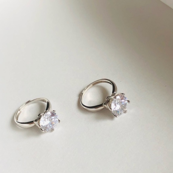 5cts Zirconia 925 Silver Ring - Picture 8 of 8